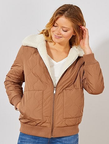 Anorak de borreguito reversible - Kiabi