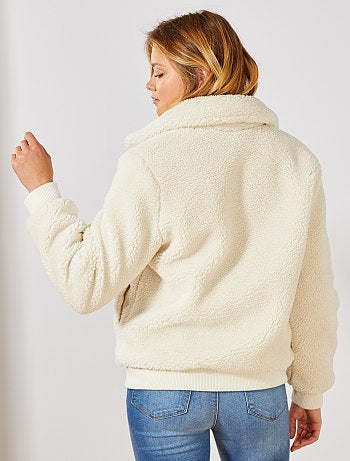 Anorak de borreguito reversible - Kiabi