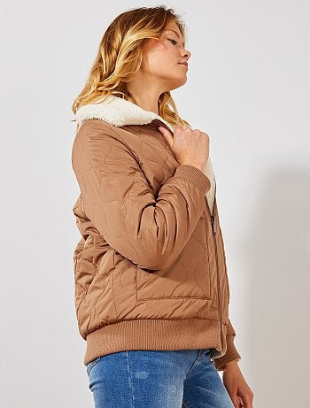 Anorak de borreguito reversible - Kiabi
