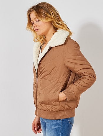 Anorak de borreguito reversible - Kiabi