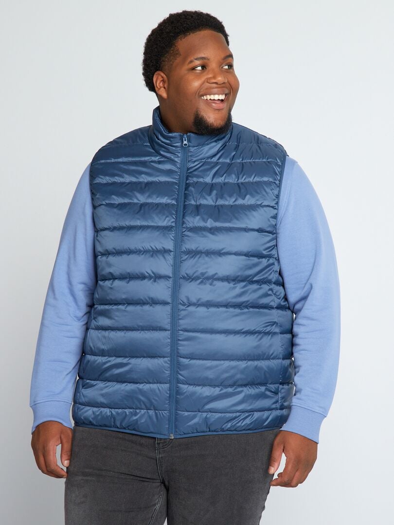 Anorak de botellas recicladas azul oscuro - Kiabi