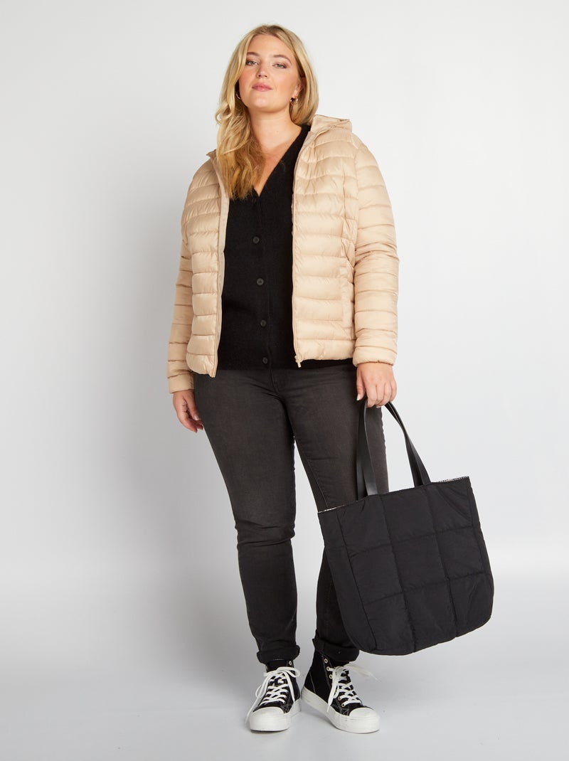 Anorak de botellas recicladas BEIGE - Kiabi