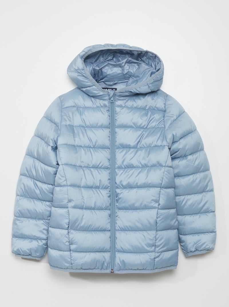 Anorak de botellas recicladas gris azul - Kiabi