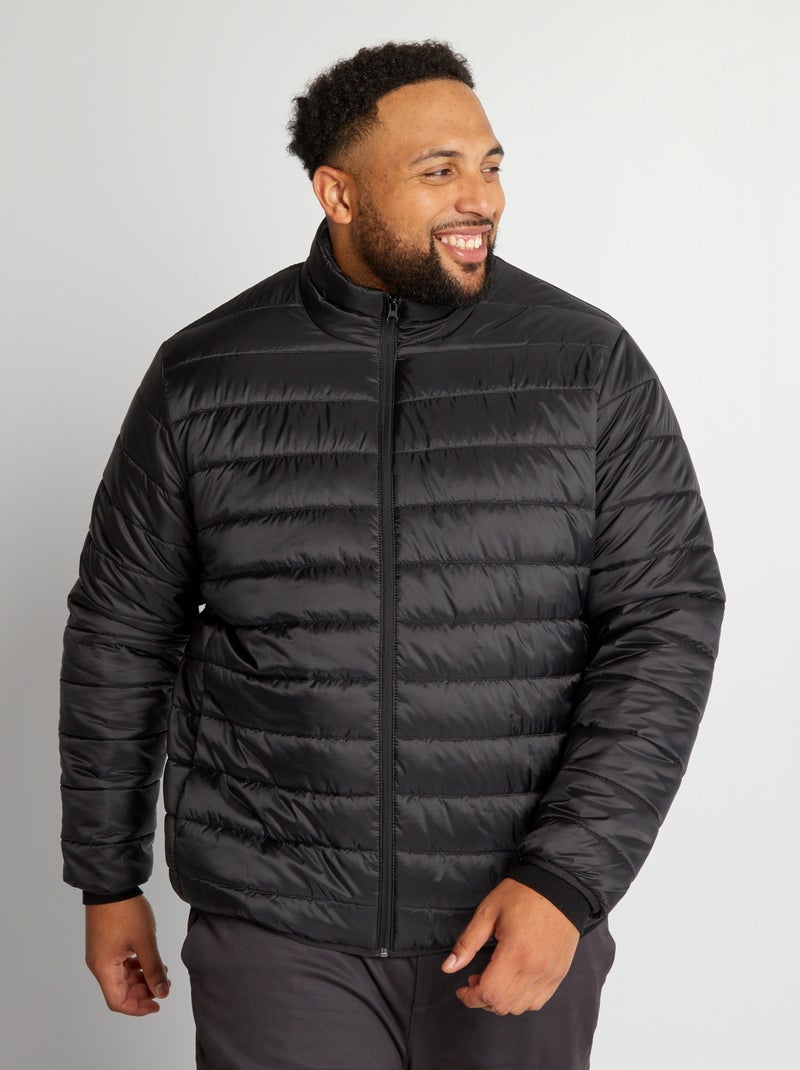 Anorak de botellas recicladas negro - Kiabi