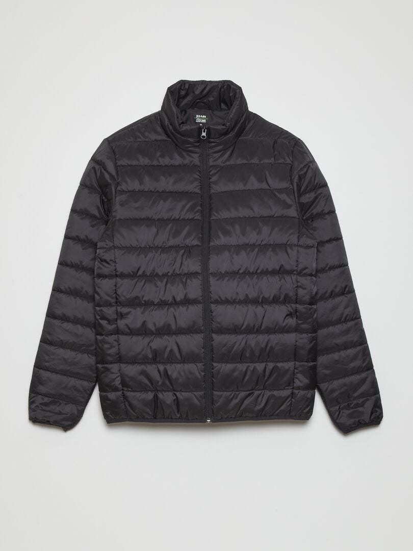 Anorak de botellas recicladas negro - Kiabi