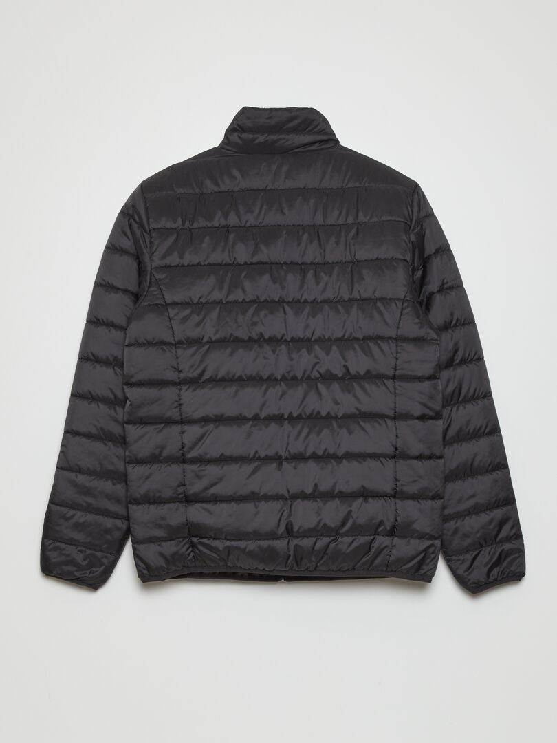 Anorak de botellas recicladas negro - Kiabi