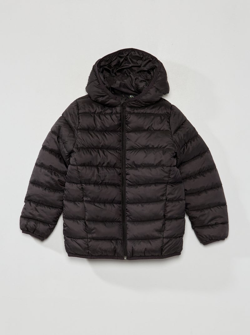 Anorak de botellas recicladas negro - Kiabi