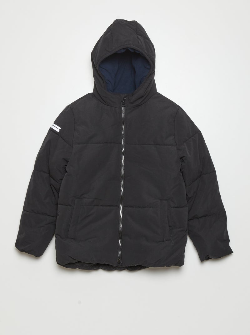 Anorak de botellas recicladas negro - Kiabi