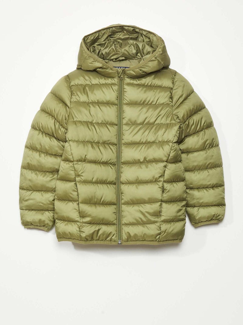 Anorak de botellas recicladas verde - Kiabi