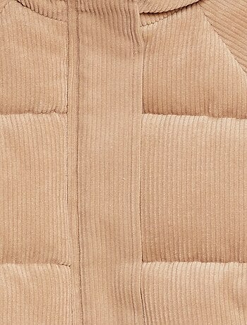 Anorak de canalé con capucha