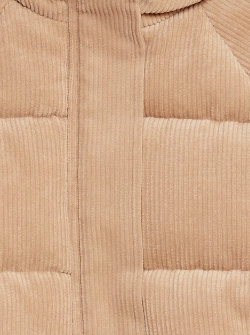 Anorak de canalé con capucha - Kiabi