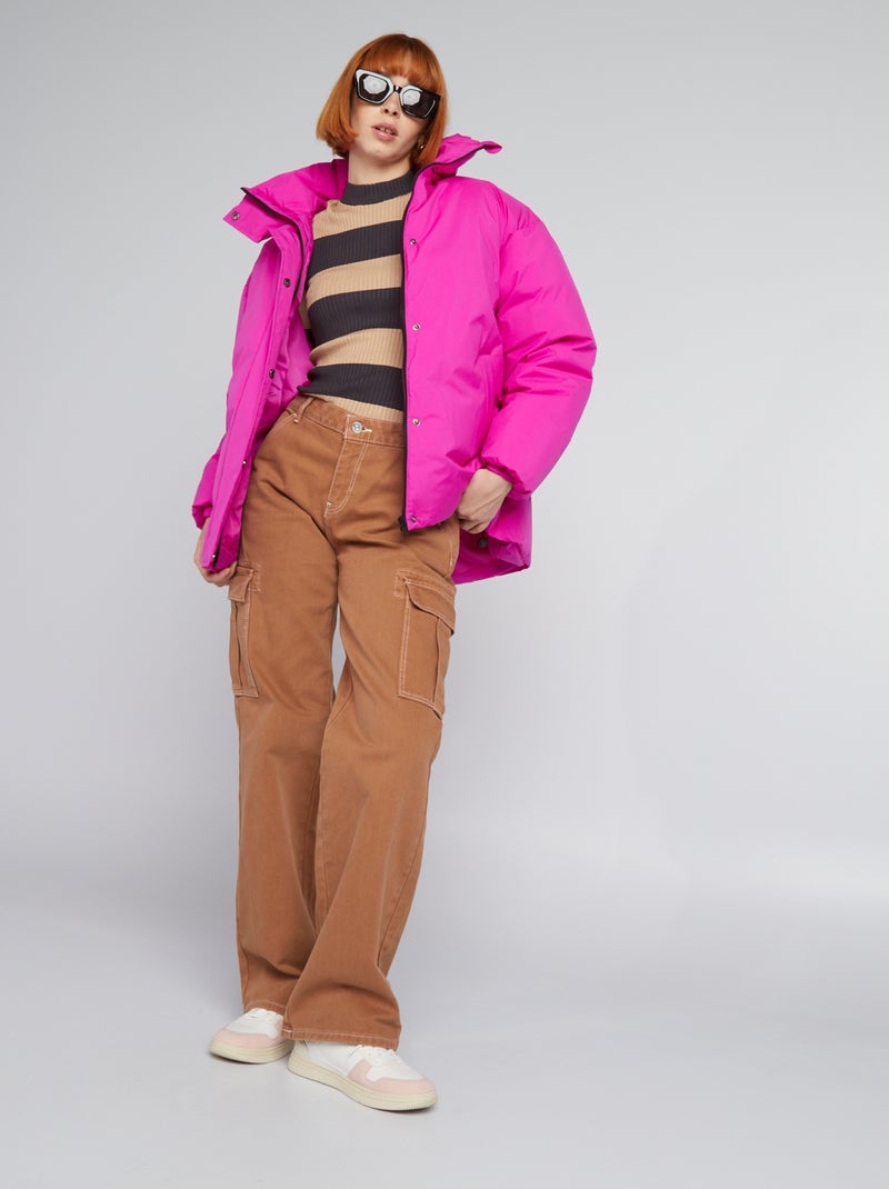Anorak de cuello alto ROSA - Kiabi
