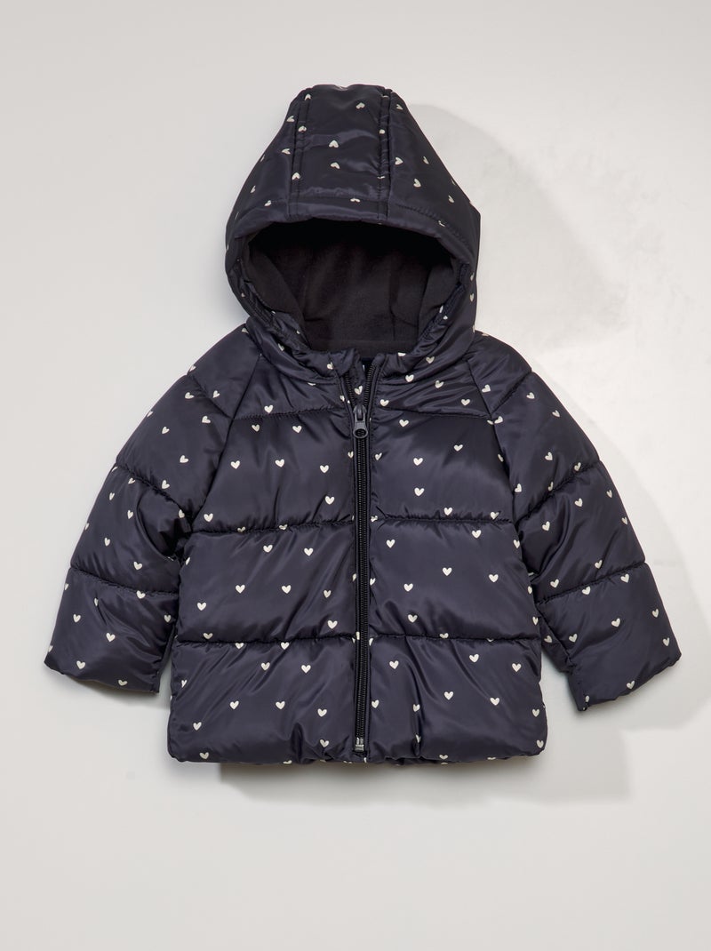 Anorak estampado con capucha GRIS - Kiabi