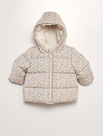 Anorak estampado con forro polar