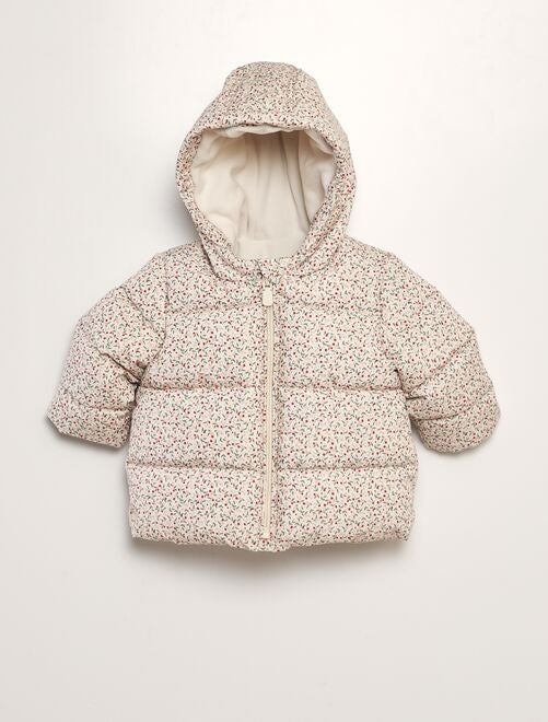 Anorak estampado con forro polar - Kiabi