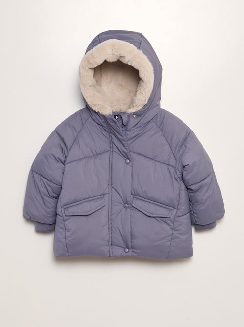 Anorak forrado con capucha - Kiabi