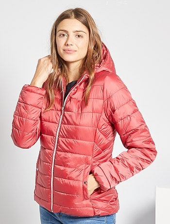 anorak rojo mujer