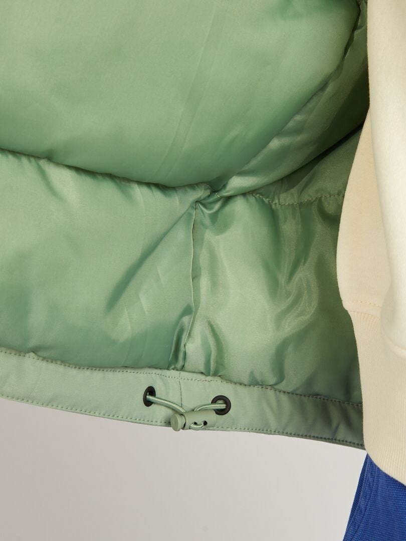 Anorak impermeable con capucha Verde - Kiabi