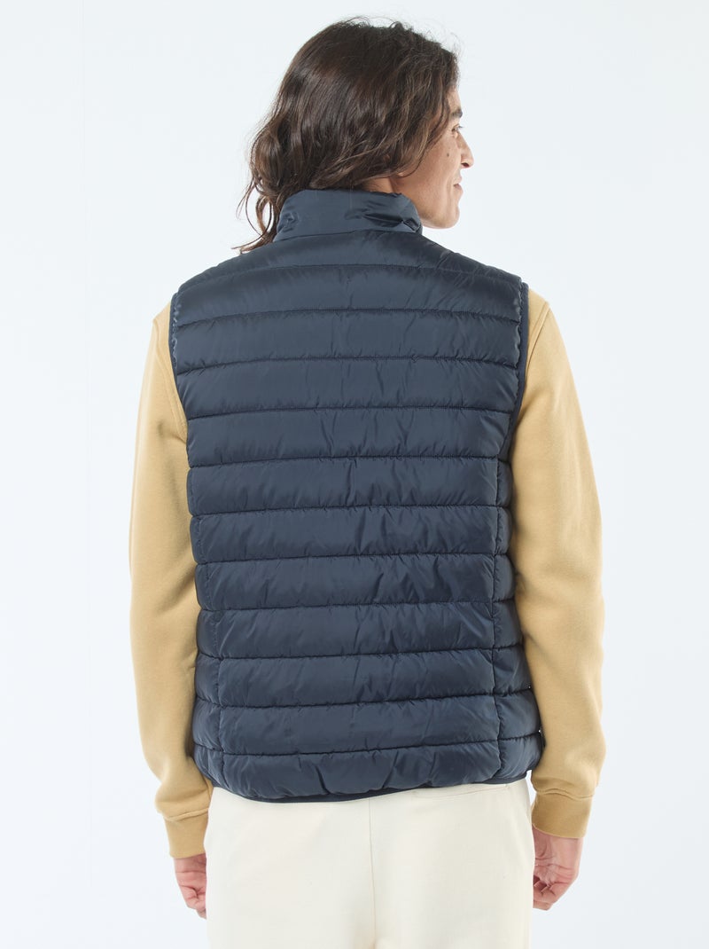 Anorak impermeable sin mangas liso azul - Kiabi