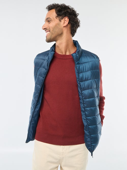 Anorak impermeable sin mangas liso - Kiabi