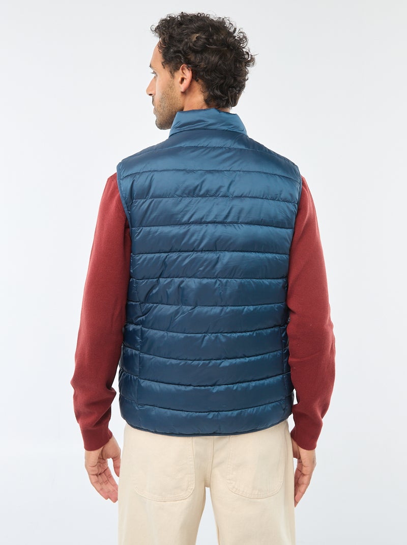 Anorak impermeable sin mangas liso Azul - Kiabi