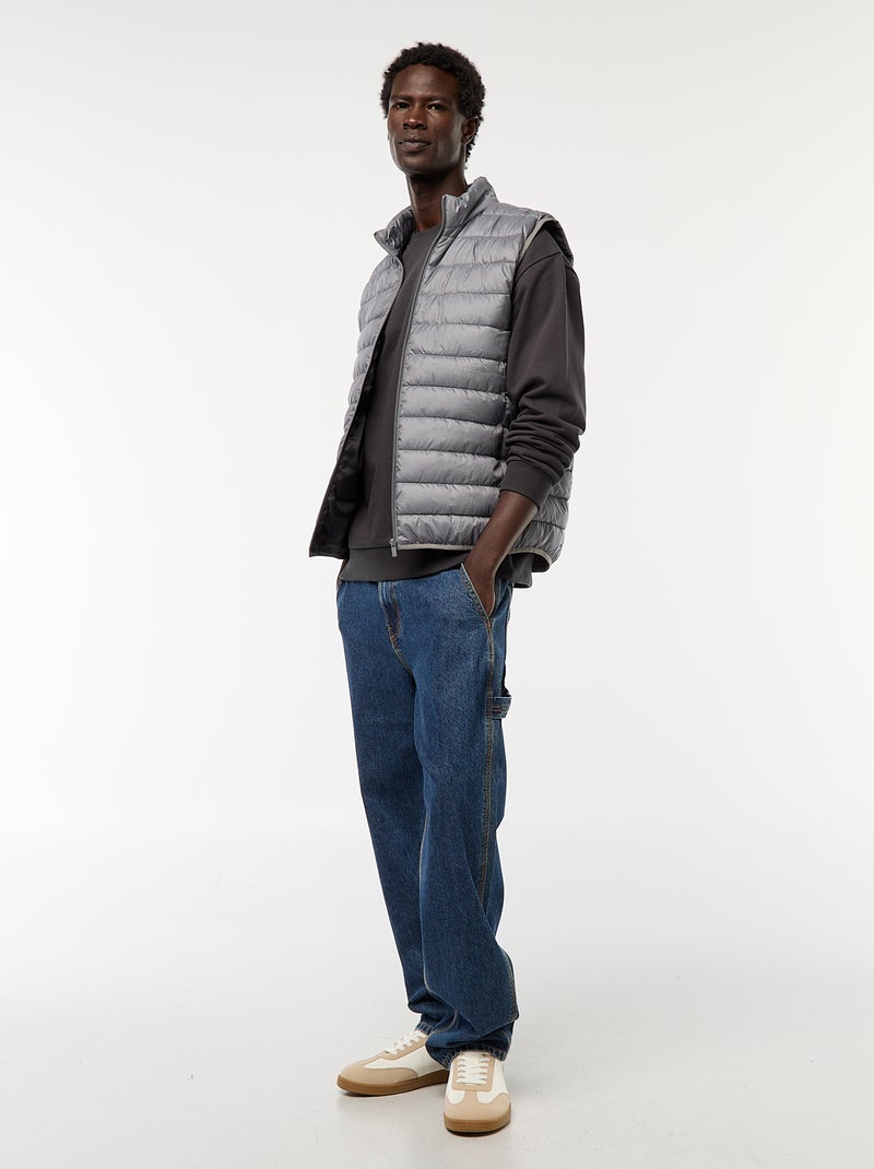 Anorak impermeable sin mangas liso Gris - Kiabi