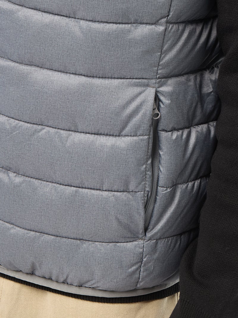 Anorak impermeable sin mangas liso Gris - Kiabi
