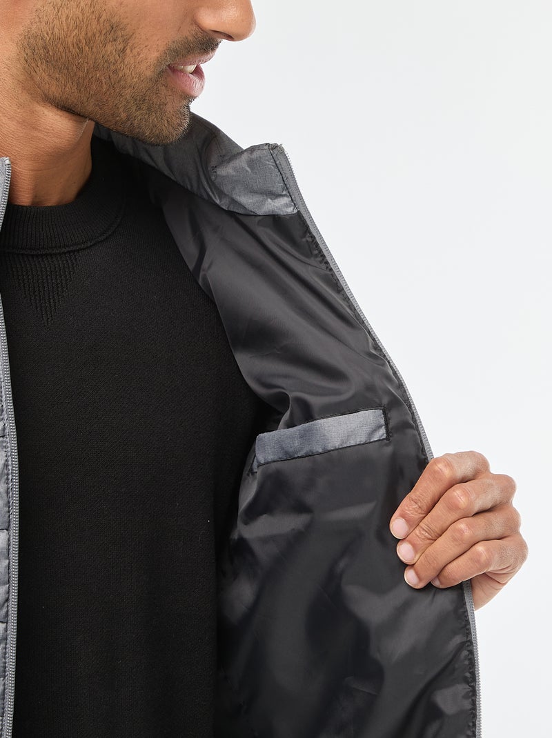 Anorak impermeable sin mangas liso Gris - Kiabi