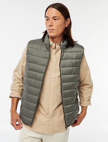 Anorak impermeable sin mangas liso
