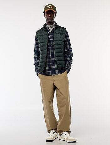 Anorak impermeable sin mangas liso