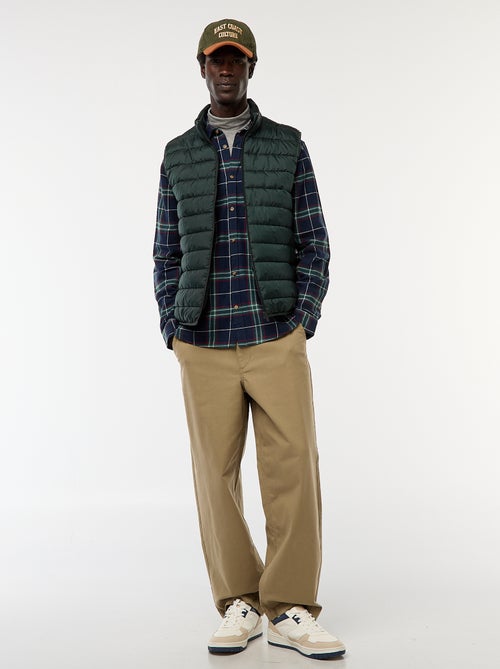 Anorak impermeable sin mangas liso - Kiabi