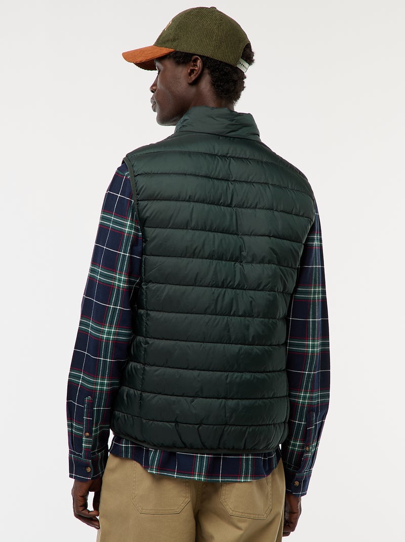 Anorak impermeable sin mangas liso Verde - Kiabi