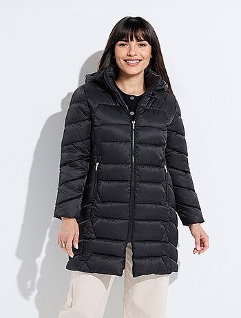 Anorak largo acolchado con capucha - Afibel