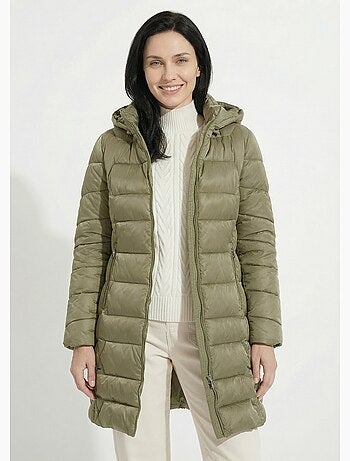 Anorak largo acolchado con capucha - Afibel