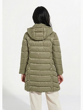 Anorak largo acolchado con capucha - Afibel