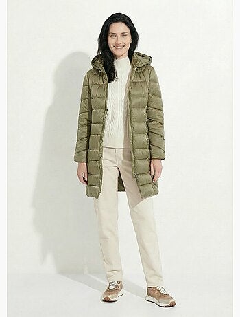 Anorak largo acolchado con capucha - Afibel
