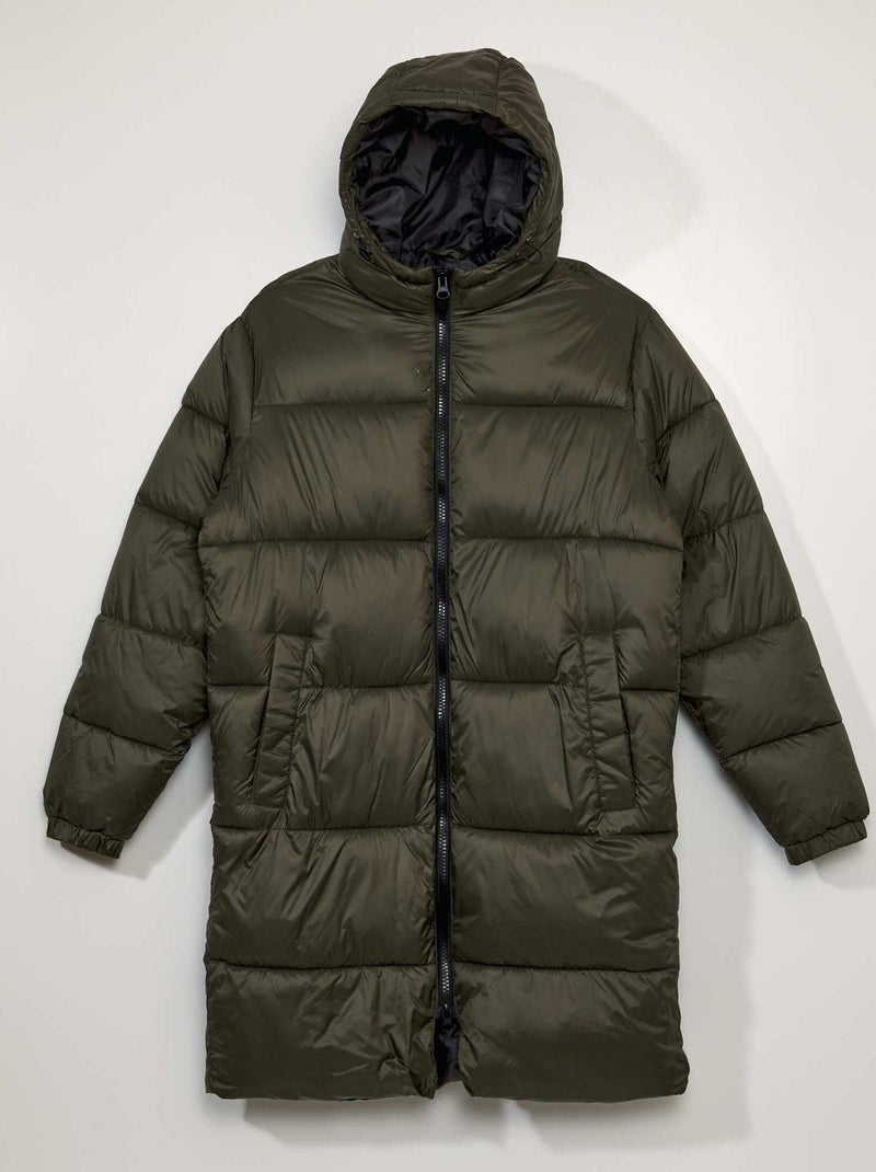 Anorak largo acolchado 'Produkt' KAKI - Kiabi