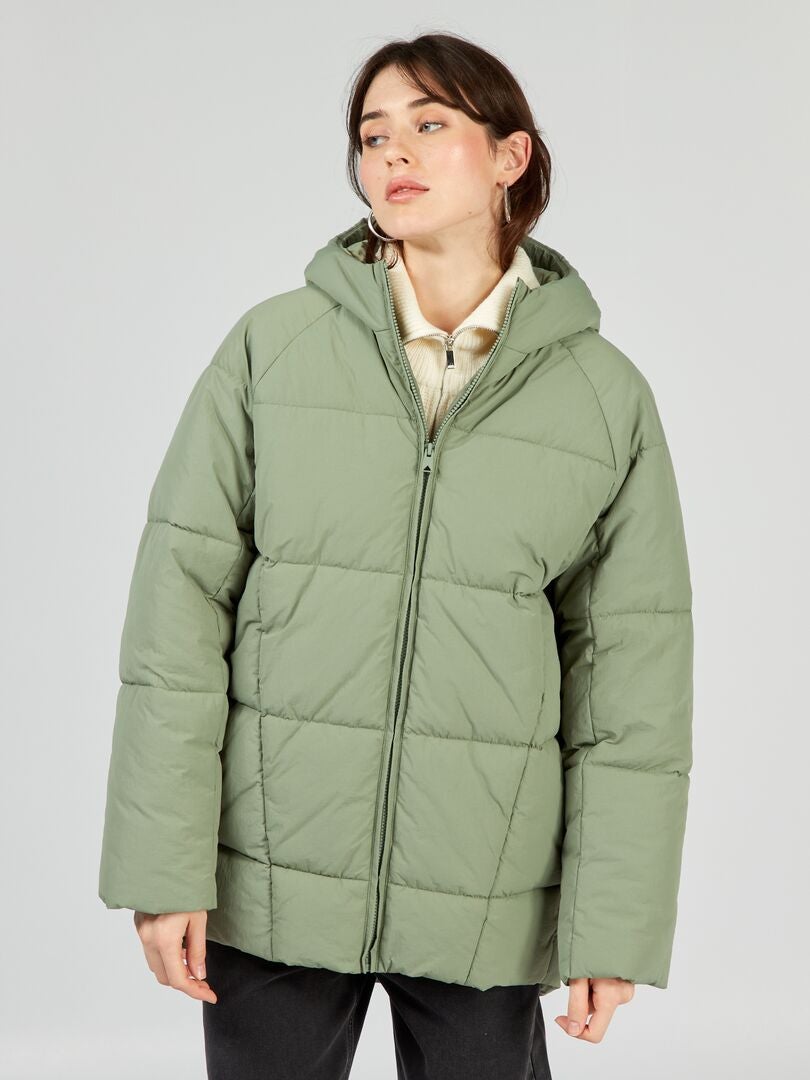 Anorak largo acolchado VERDE Kiabi 40.00€