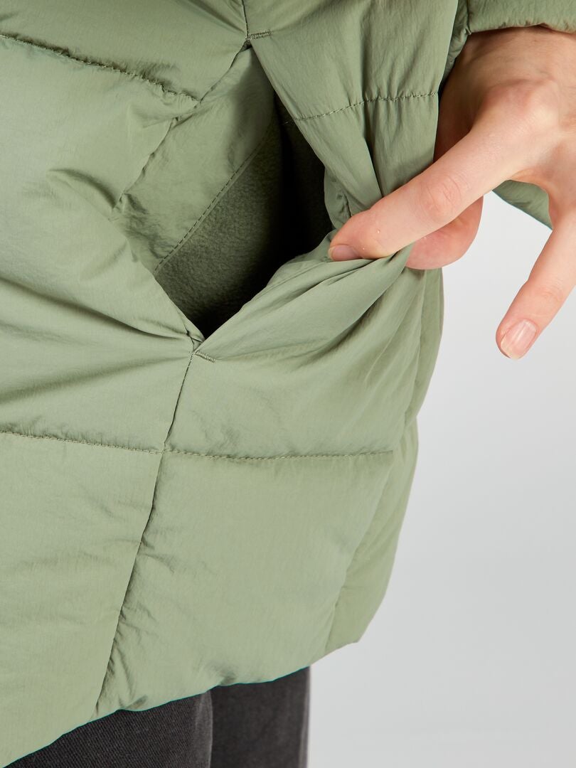Anorak largo acolchado VERDE Kiabi 40.00€