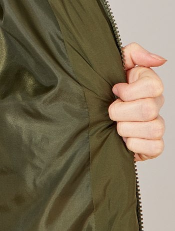 Anorak largo con capucha - Kiabi