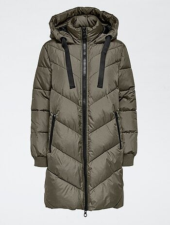 Anorak largo liso con capucha 'JDY'