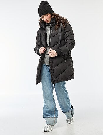 Anorak largo liso con capucha 'JDY'