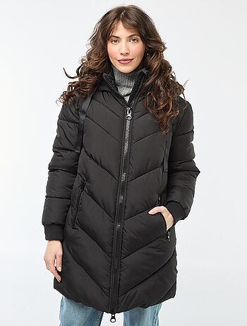 Anorak largo liso con capucha 'JDY'