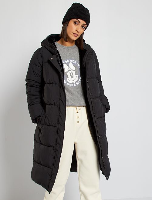 Anorak largo - negro - Kiabi - 45.00€