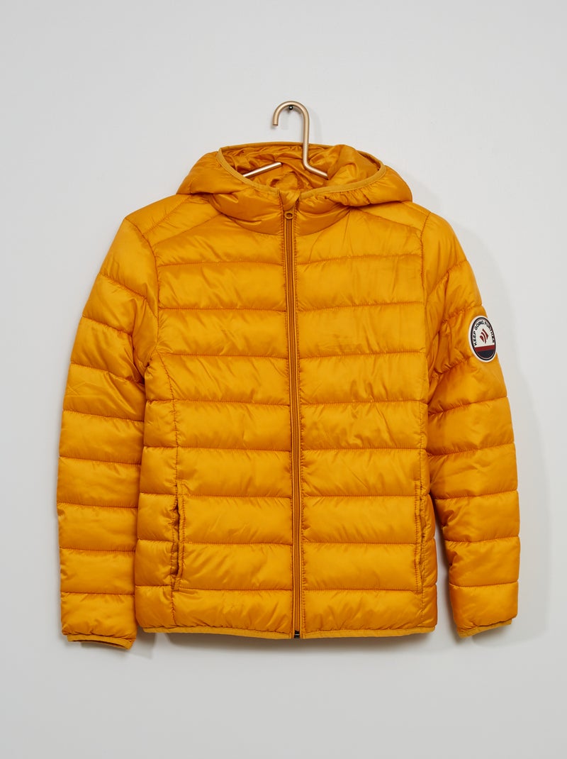 Anorak ligero acolchado amarillo - Kiabi