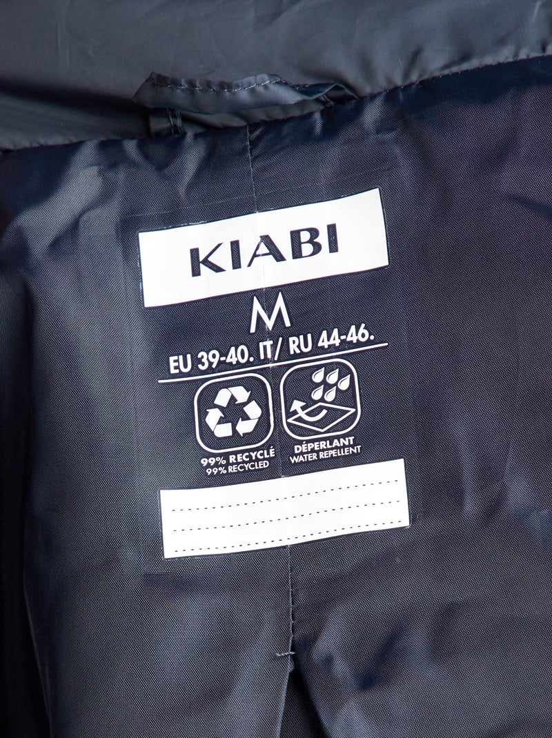 Anorak ligero acolchado azul - Kiabi