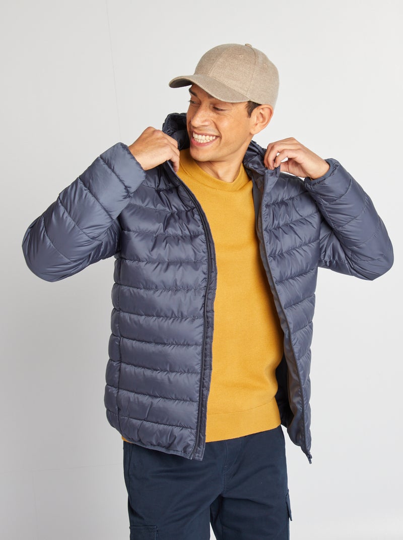 Anorak ligero acolchado AZUL - Kiabi