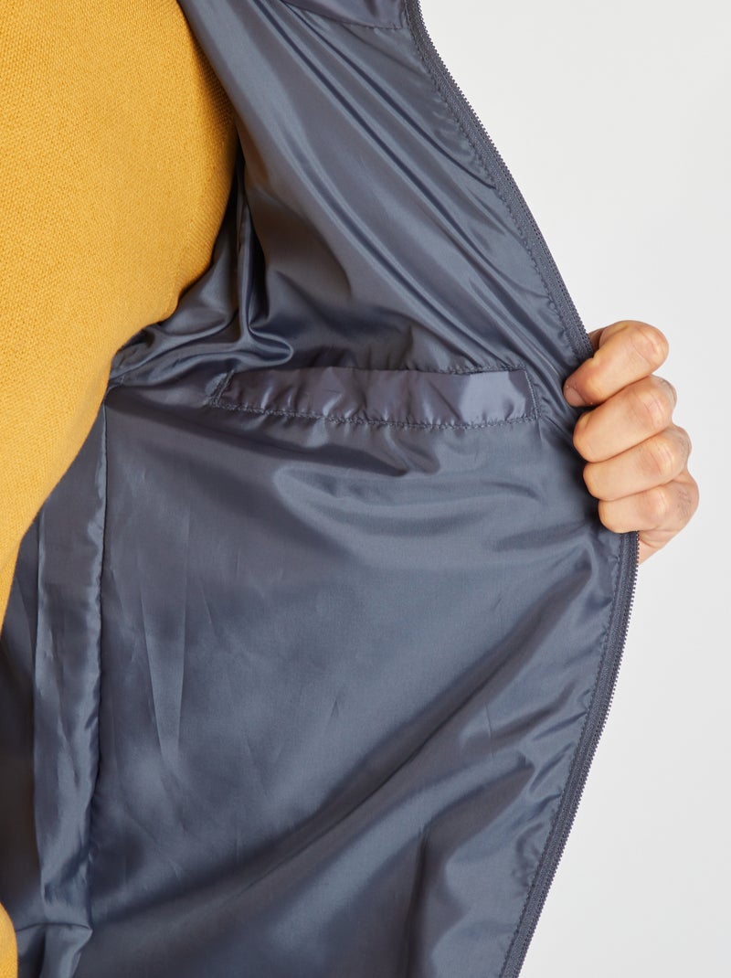 Anorak ligero acolchado AZUL - Kiabi