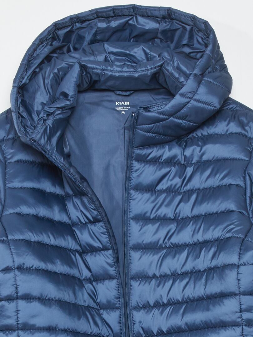 Anorak ligero acolchado azul oscuro - Kiabi