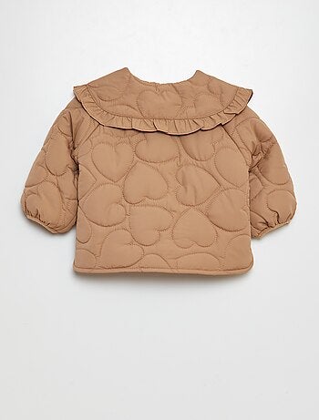 Anorak ligero acolchado con corazón